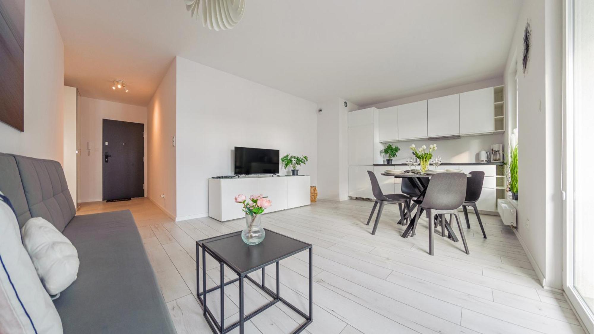 Apartamenty Sun & Snow Przystan Letnica Gdansk Dış mekan fotoğraf